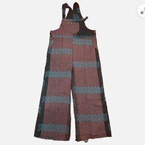 Nwt FUNKY STUFF funky boho hippie cotton OVERALLS ROMPER JUMPSUIT JUMPER 2X 22W